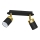 Spotlampa JOKER 2xGU10/25W/230V svart/guld