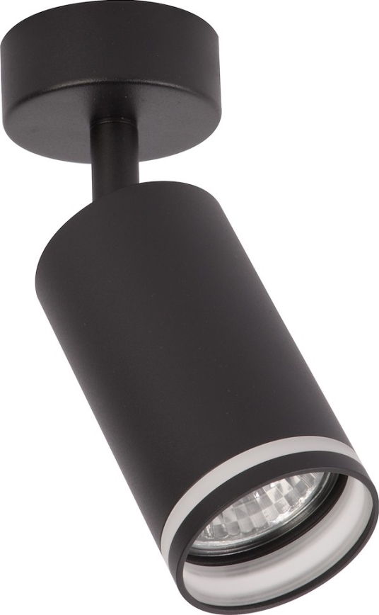 Spotlampa PIPE 1xGU10/10W/230V svart