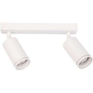 Spotlampa PIPE 2xGU10/10W/230V, vit