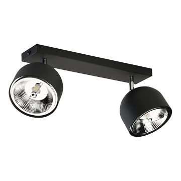 Spotlight ALTEA 2xAR111 GU10/50W/230V svart