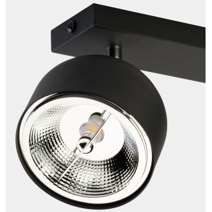 Spotlight ALTEA 2xAR111 GU10/50W/230V svart