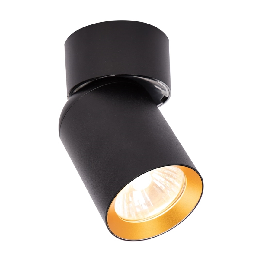 Spotlight ANDY 1xGU10/8W/230V svart/guld