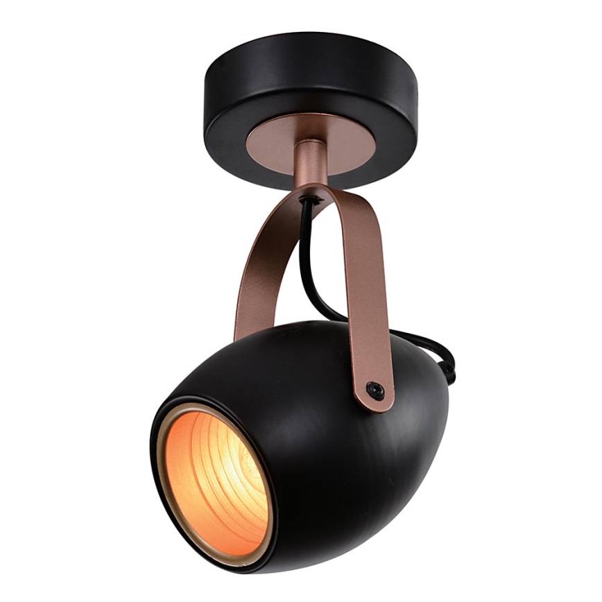 Spotlight ANICA 1xE14/40W/230V svart/koppar