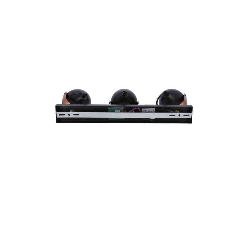 Spotlight ANICA 3xE14/40W/230V svart/koppar