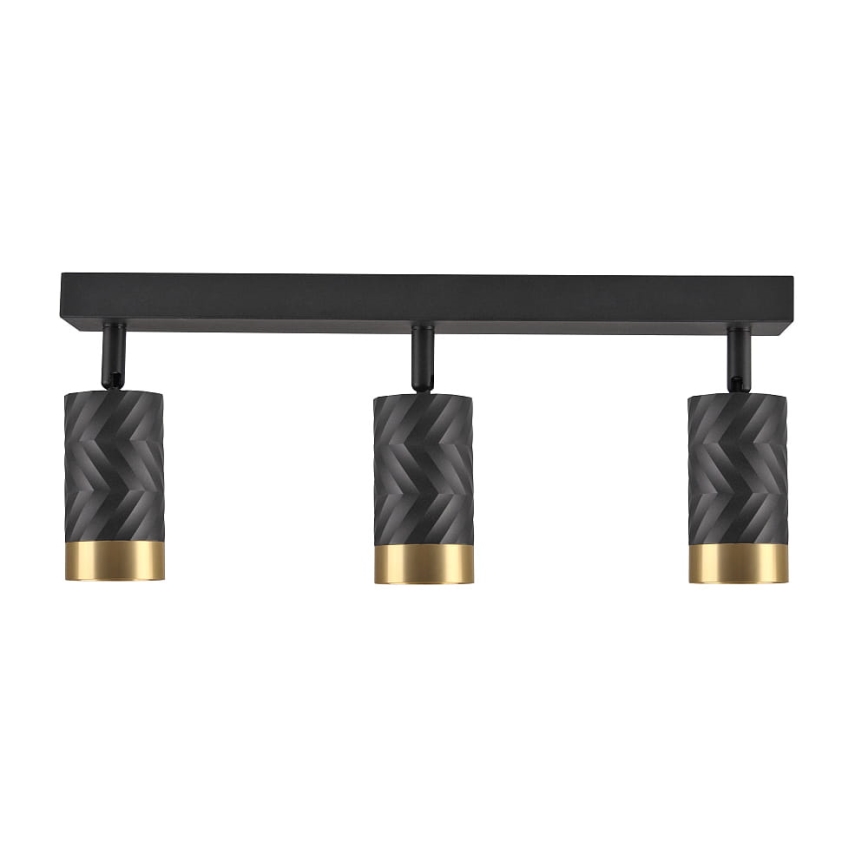 Spotlight ARRAS 3xGU10/10W/230V svart