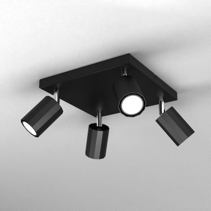 Spotlight BELLO 4xGU10/8W/230V svart