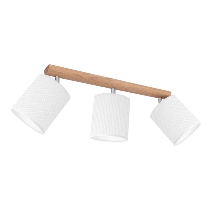 Spotlight BENITA 3xE27/25W/230V vit/ek