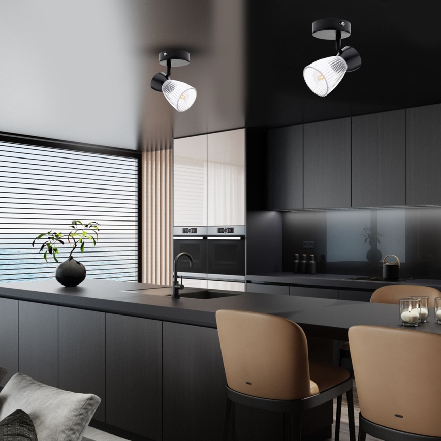Spotlight BEST 1xE14/40W/230V svart