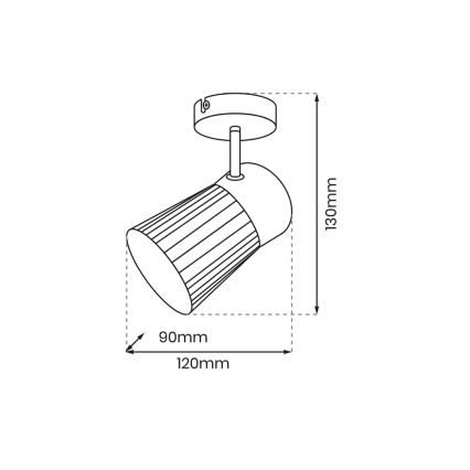 Spotlight BEST 1xE14/40W/230V svart