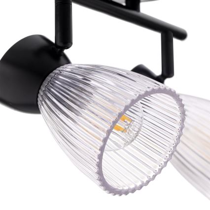 Spotlight BEST 2xE14/40W/230V svart