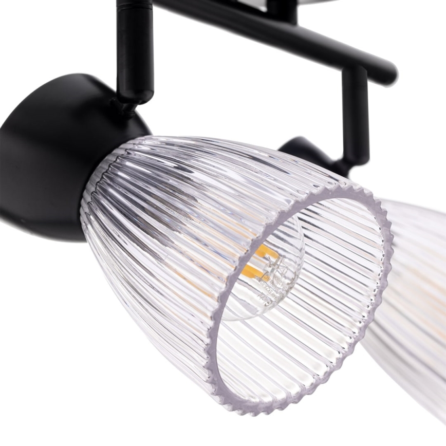 Spotlight BEST 2xE14/40W/230V svart