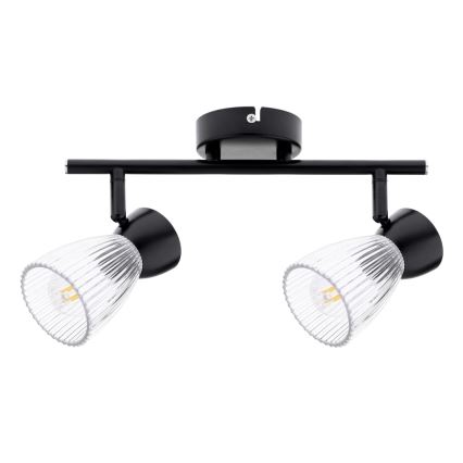Spotlight BEST 2xE14/40W/230V svart