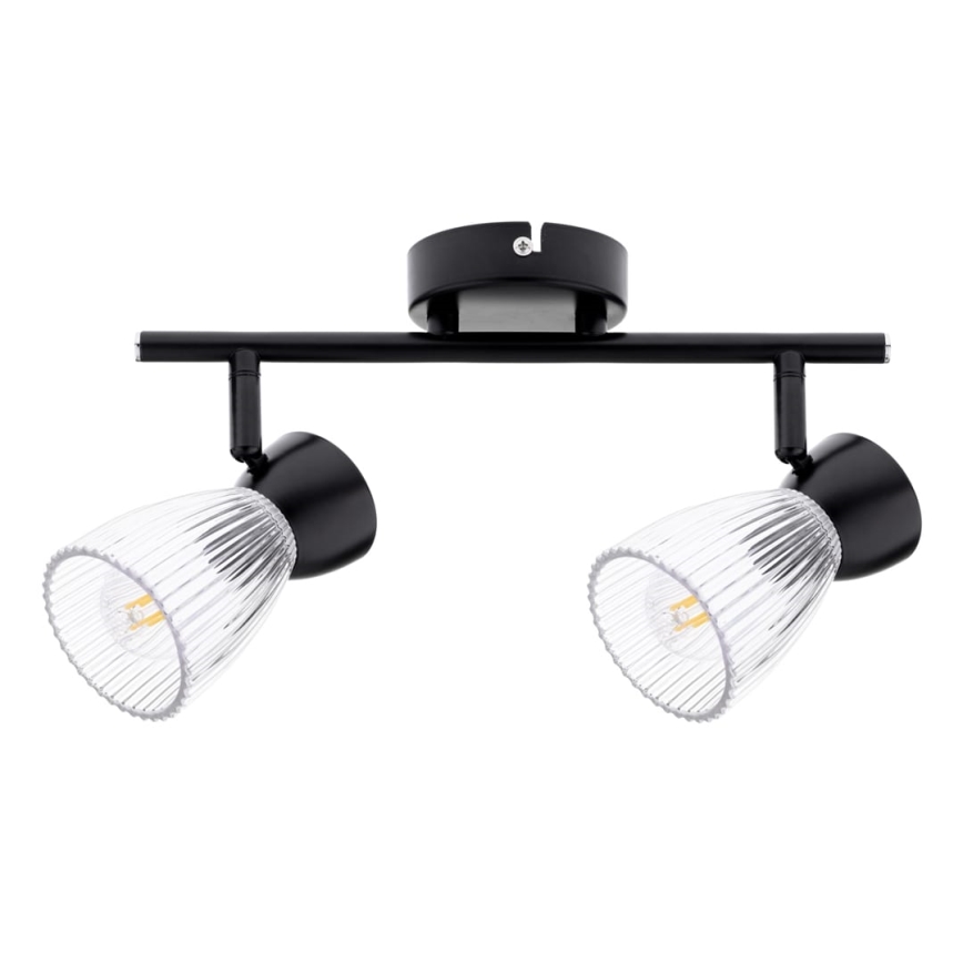 Spotlight BEST 2xE14/40W/230V svart