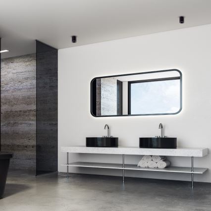 Spotlight  BIMA 1xGU10/25W/230V rund  svart 