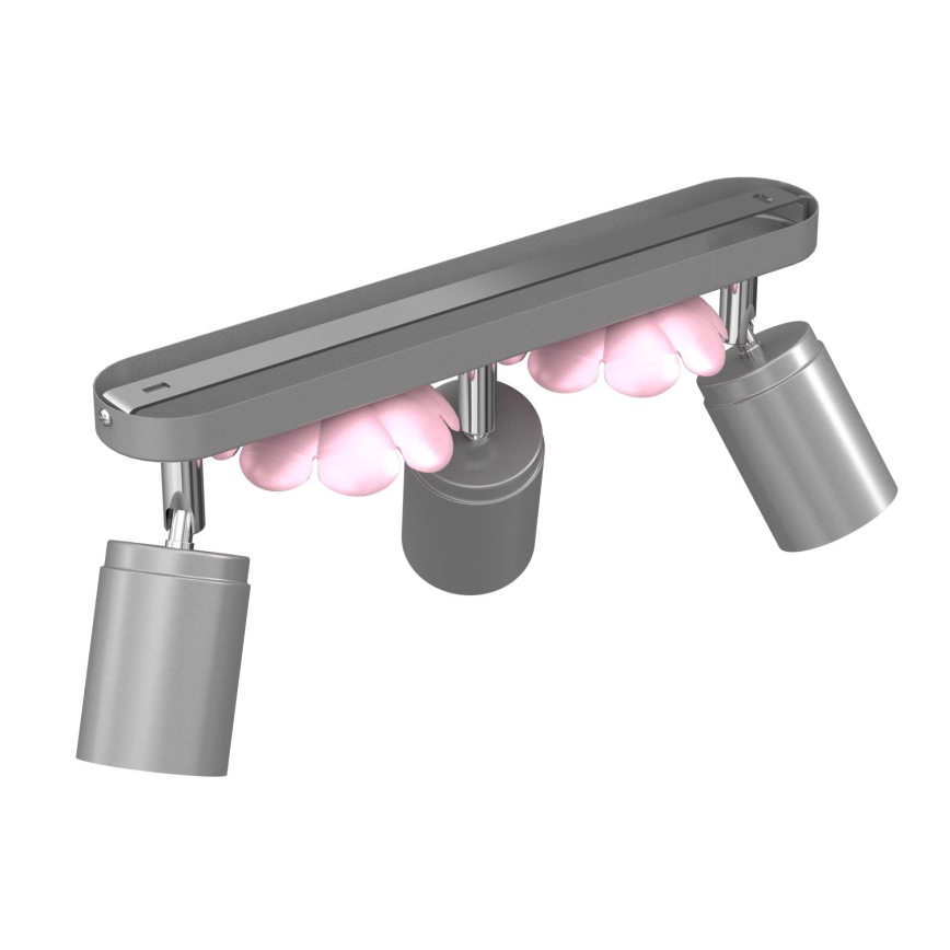Spotlight BLOMMA 3xGU10/8W/230V matt krom