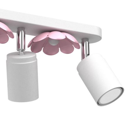 Spotlight BLOMMA 3xGU10/8W/230V vit