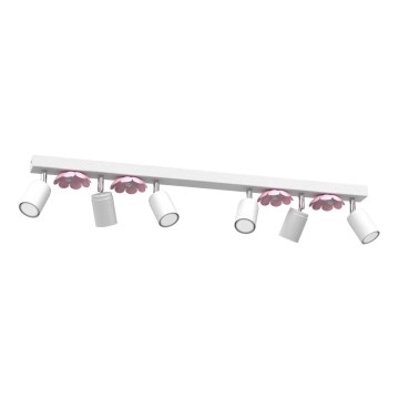 Spotlight BLOMMA 6xGU10/8W/230V vit