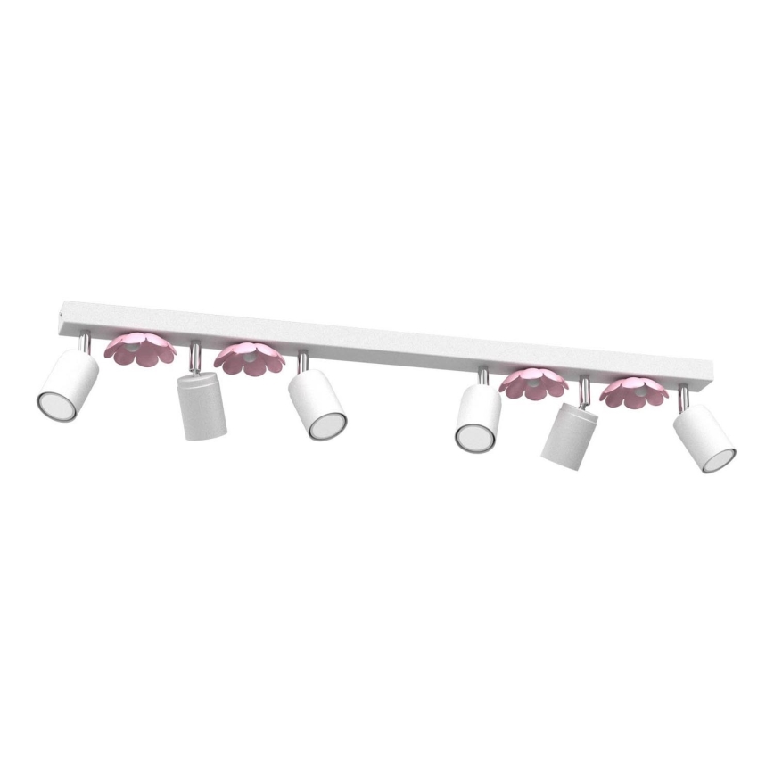 Spotlight BLOMMA 6xGU10/8W/230V vit