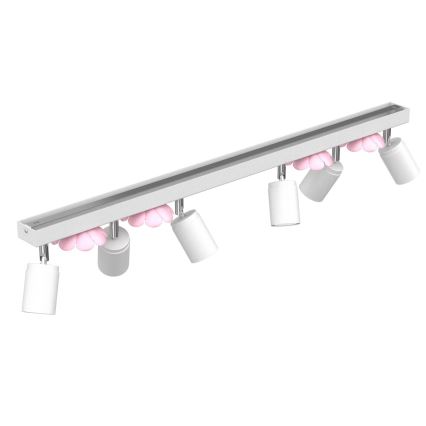 Spotlight BLOMMA 6xGU10/8W/230V vit