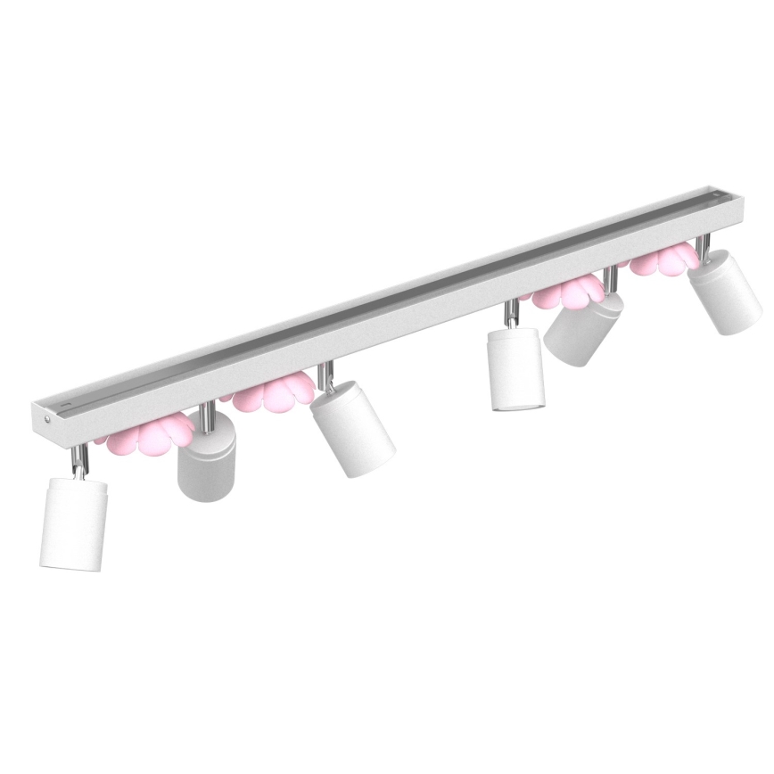 Spotlight BLOMMA 6xGU10/8W/230V vit