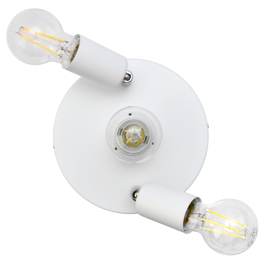 Spotlight CENTRO 3xE27/15W/230V vit