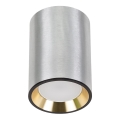 Spotlight CHLOE 1xGU10/35W/230V rund matt krom/guld