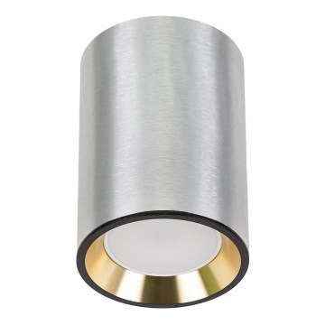 Spotlight CHLOE 1xGU10/35W/230V rund matt krom/guld