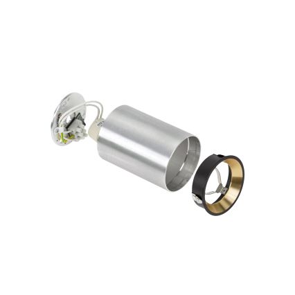 Spotlight CHLOE 1xGU10/35W/230V rund matt krom/guld