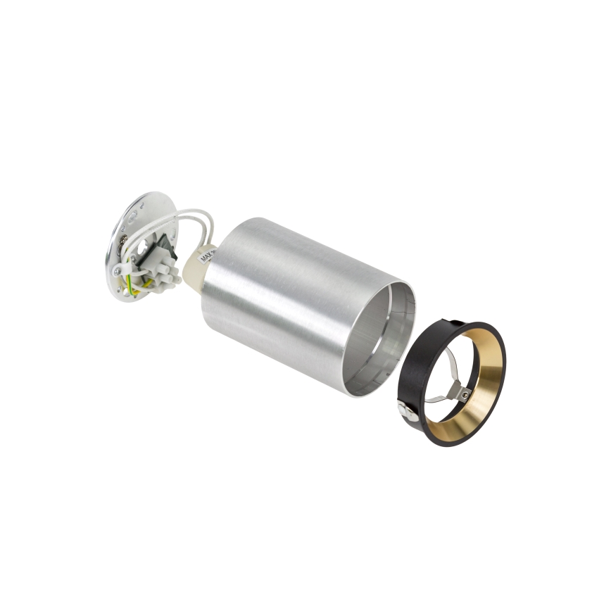 Spotlight CHLOE 1xGU10/35W/230V rund matt krom/guld