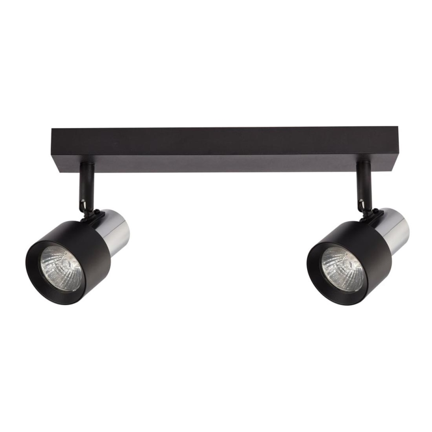 Spotlight CINO 2xGU10/8W/230V svart