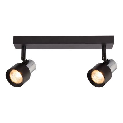 Spotlight CINO 2xGU10/8W/230V svart
