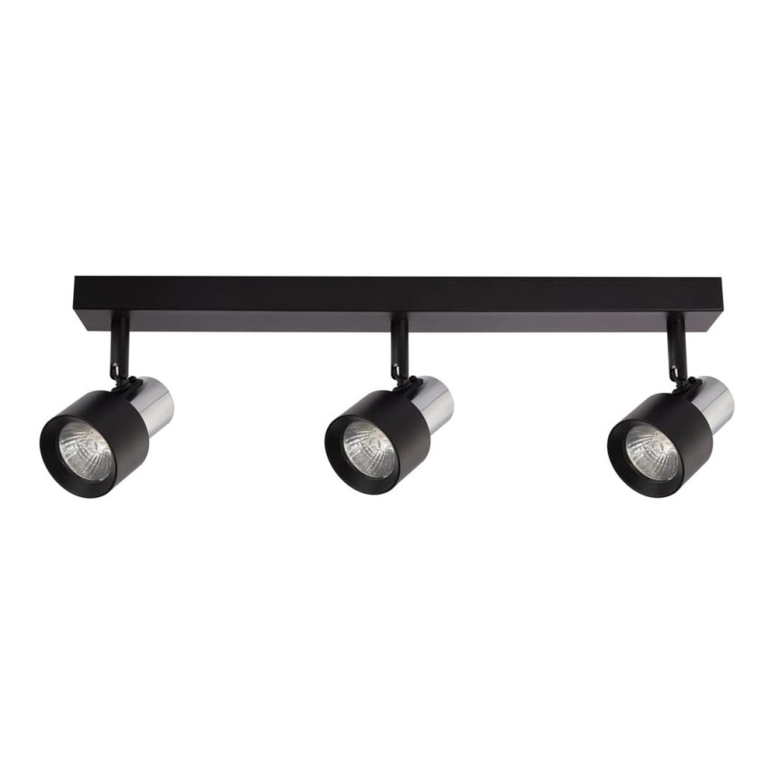 Spotlight CINO 3xGU10/8W/230V svart