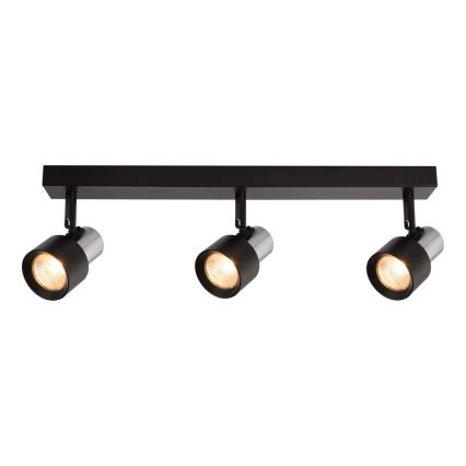 Spotlight CINO 3xGU10/8W/230V svart