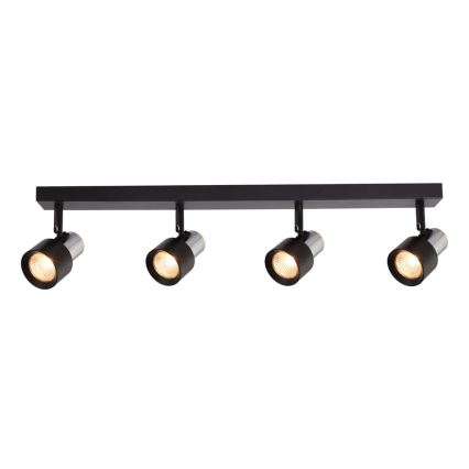 Spotlight CINO 4xGU10/8W/230V svart