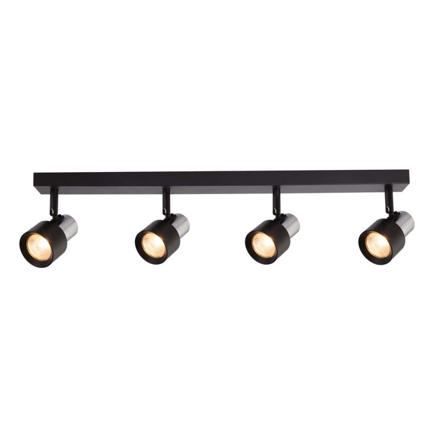 Spotlight CINO 4xGU10/8W/230V svart