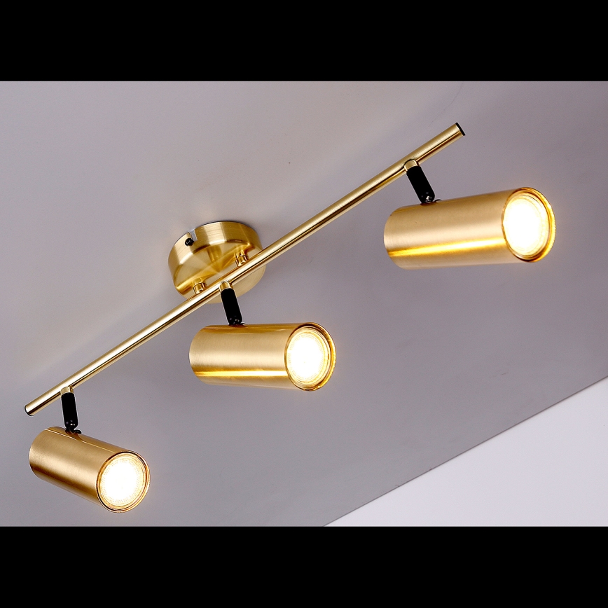 Spotlight COLLY 3xGU10/15W/230V guld