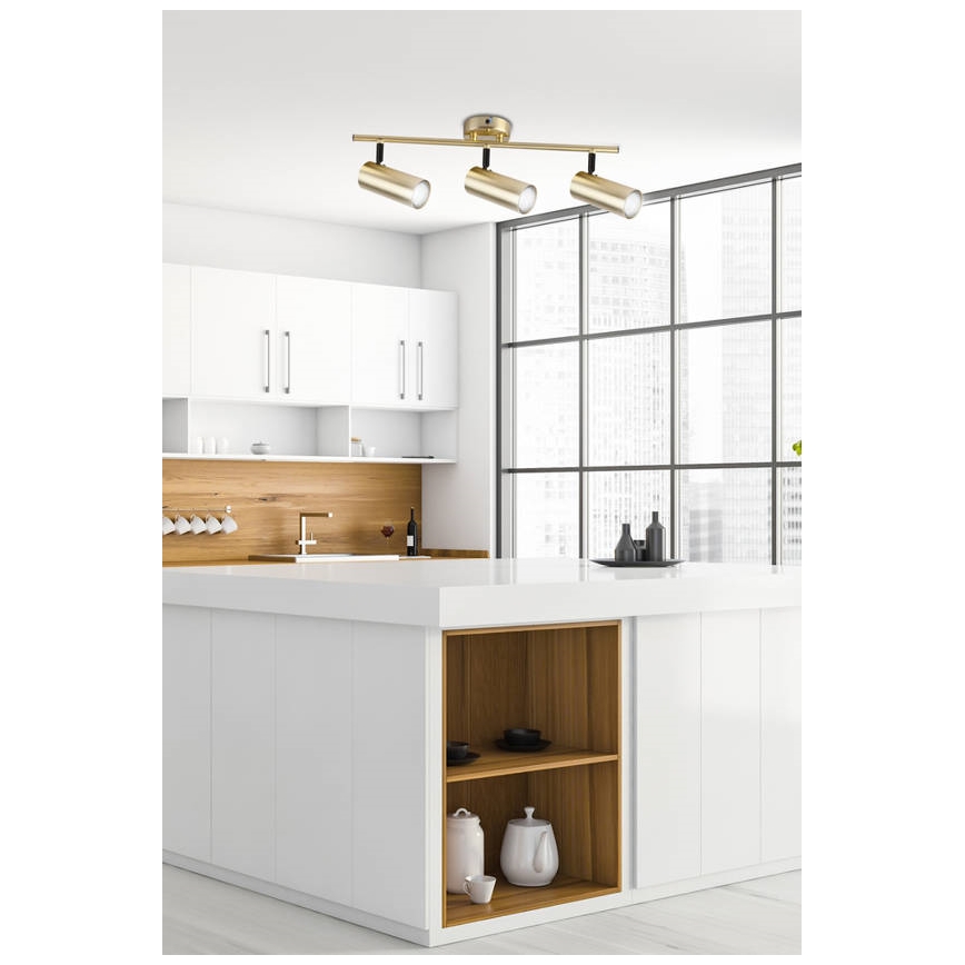 Spotlight COLLY 3xGU10/15W/230V guld