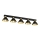 Spotlight DEMET 5xE27/60W/230V svart/guld