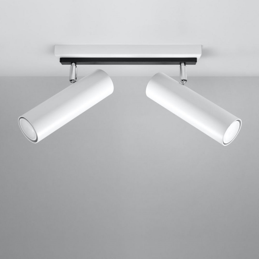 Spotlight DIREZIONE 2xGU10/40W/230V vit