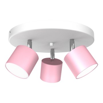 Spotlight  DIXIE 3xGX53/11W/230V rosa 