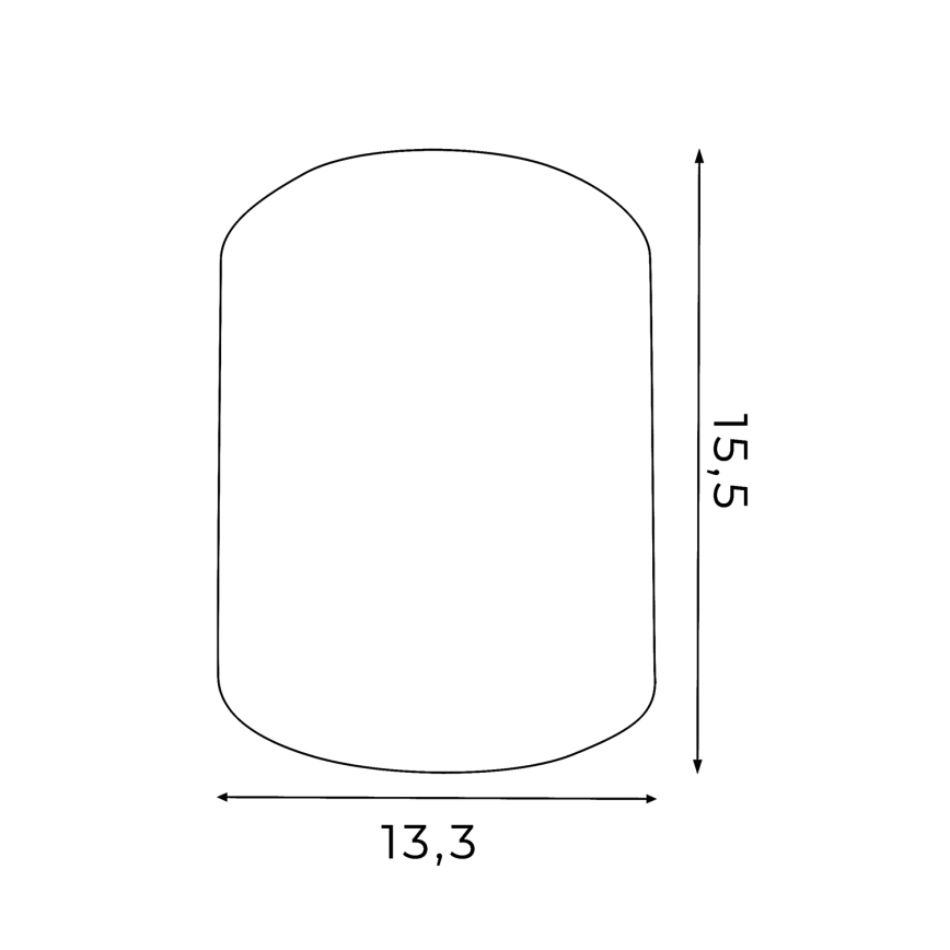 Spotlight DOWNLIGHT ROUND 1xE27/60W/230V 155x133mm