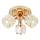 Spotlight DUBAI 3xE14/40W/230V diameter 36 cm Roséguld
