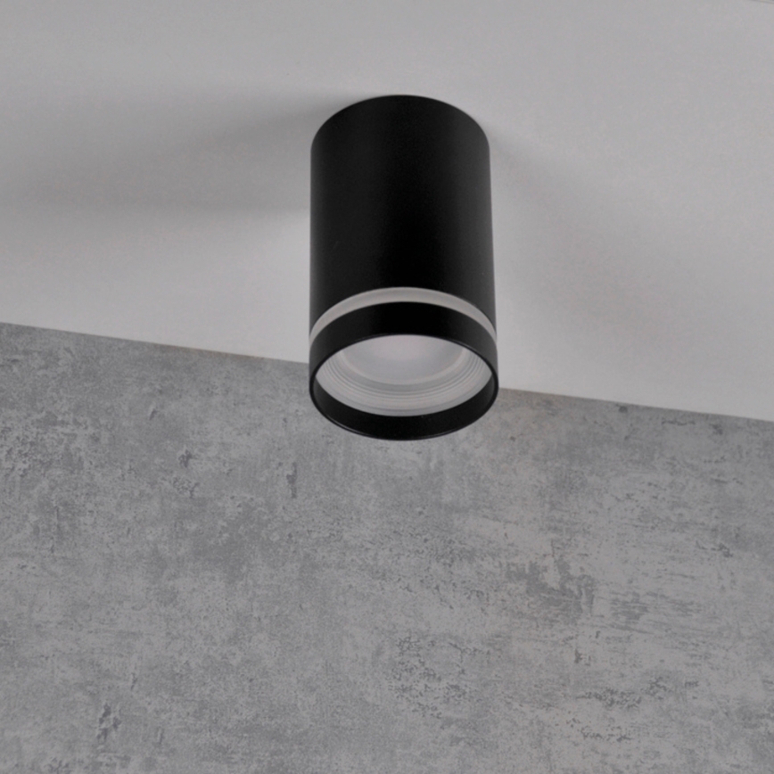 Spotlight FABRI 1xGU10/10W/230V svart
