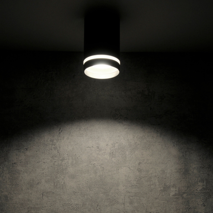 Spotlight FABRI 1xGU10/10W/230V svart