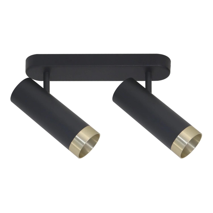Spotlight FADO 2xGU10/10W/230V svart