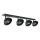 Spotlight FAUN 4xE27/60W/230V svart