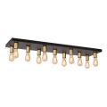 Spotlight FILO 11xE27/60W/230V svart/guld