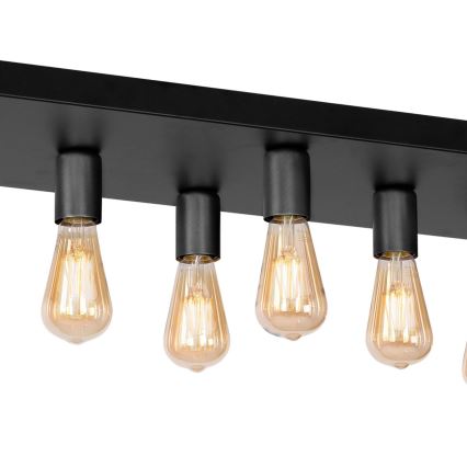 Spotlight FILO 11xE27/60W/230V svart