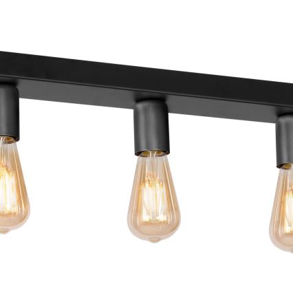 Spotlight FILO 5xE27/60W/230V svart