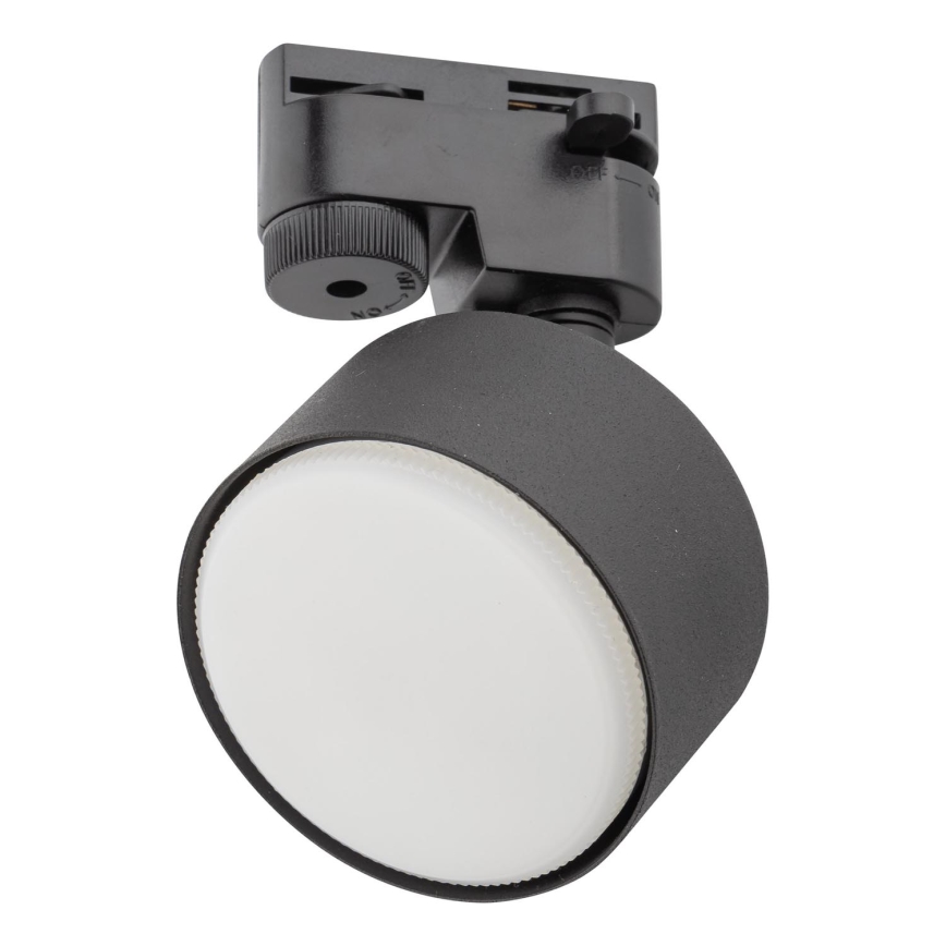 Spotlight för 1-fas skensystem AVIA 1xGX53/15W/230V svart